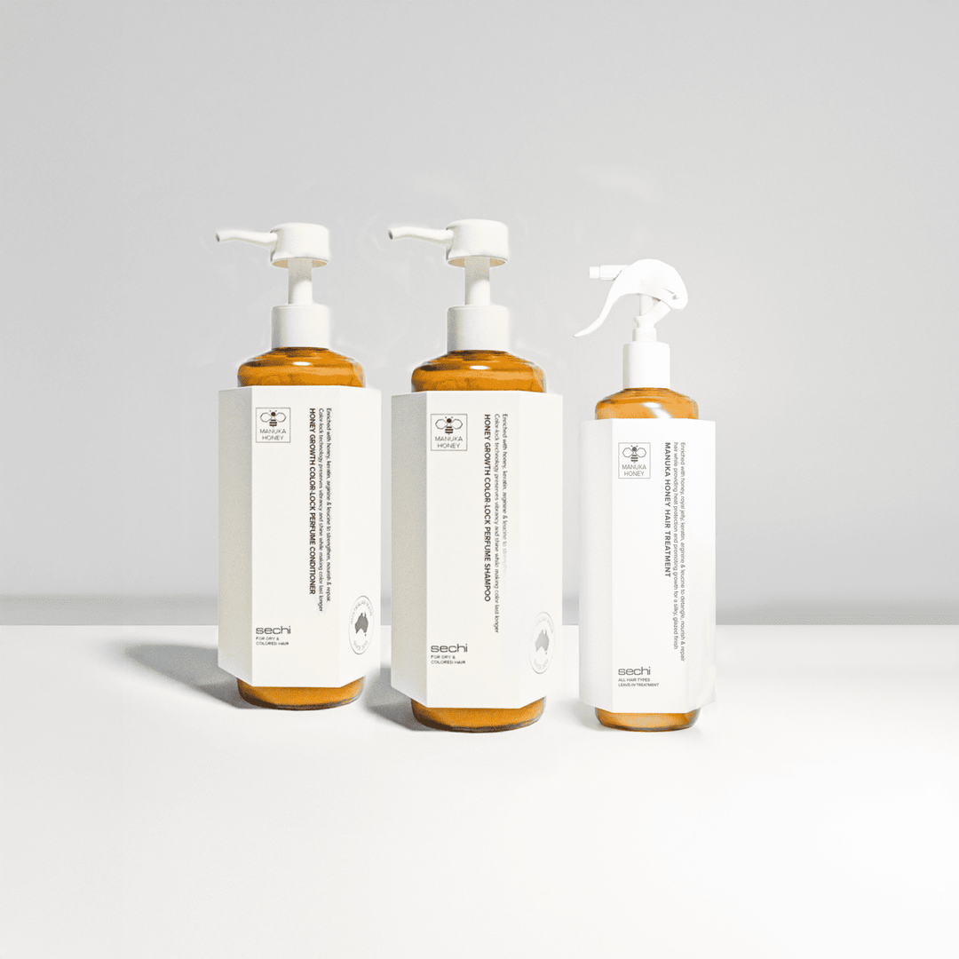 Sechi Honey Colour Lock Growth Bare Minimum Trio
