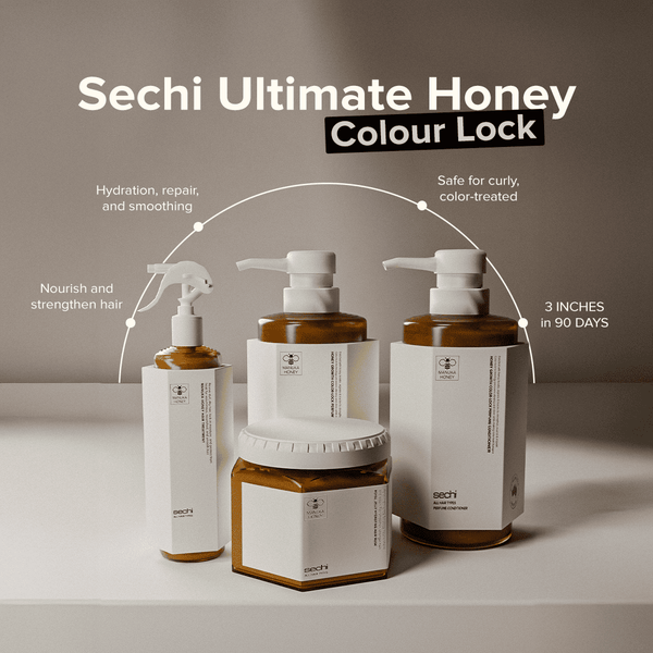 Sechi Ultimate Honey Colour Lock Growth Set