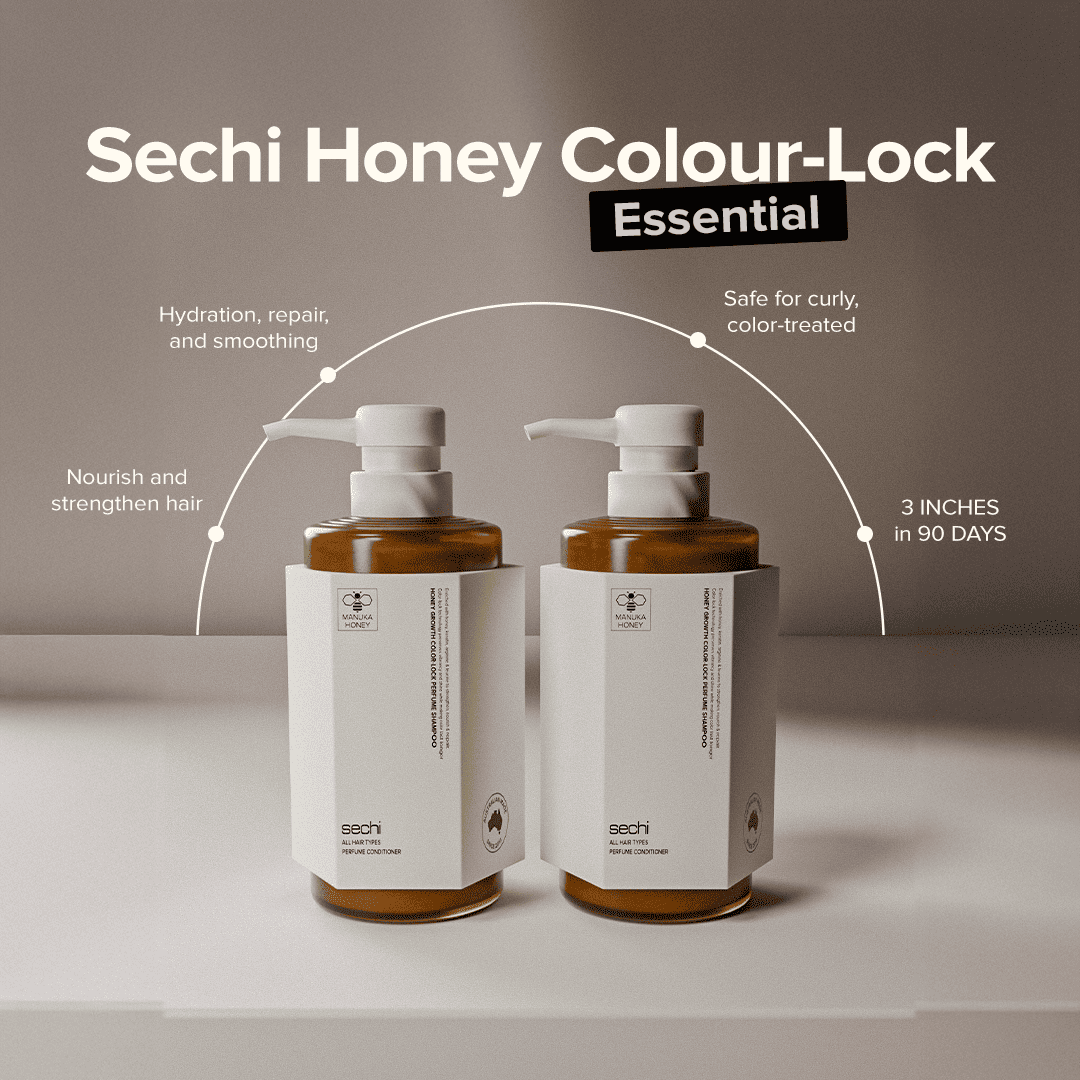 Sechi Honey Growth Colour Lock Shampoo & Conditioner Set