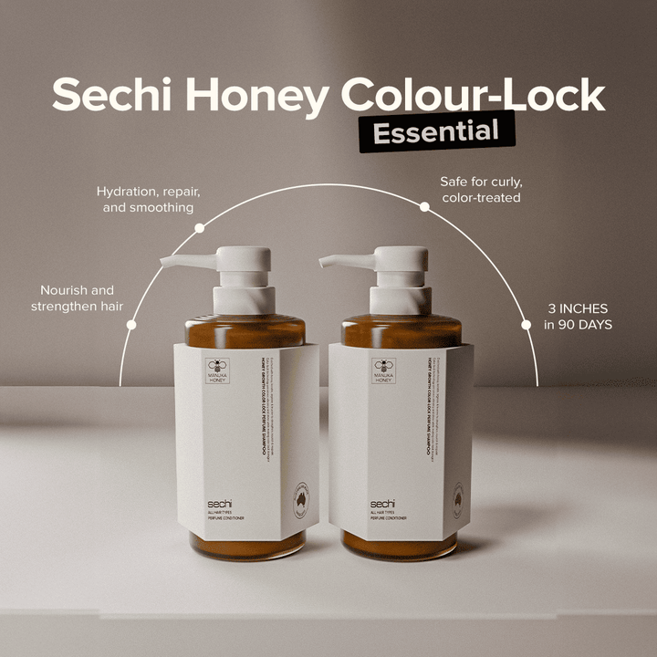 Sechi Honey Growth Colour Lock Shampoo & Conditioner Set